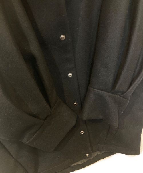 mtmodelist（エムティーモデリスト）mtmodelist (エムティーモデリスト) melton コーチジャケット ブラック サイズ:FREEの古着・服飾アイテム