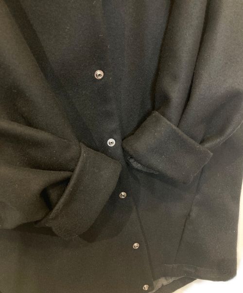 mtmodelist（エムティーモデリスト）mtmodelist (エムティーモデリスト) melton コーチジャケット ブラック サイズ:FREEの古着・服飾アイテム