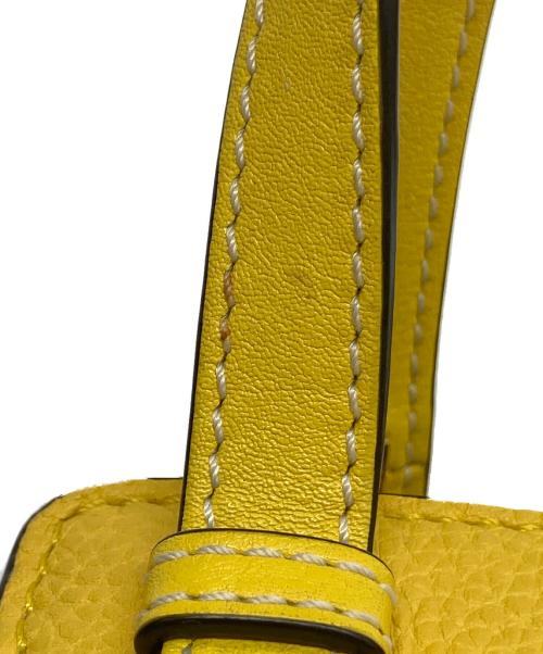 LOEWE（ロエベ）LOEWE (ロエベ) ミニドローストリングバッグ イエローの古着・服飾アイテム