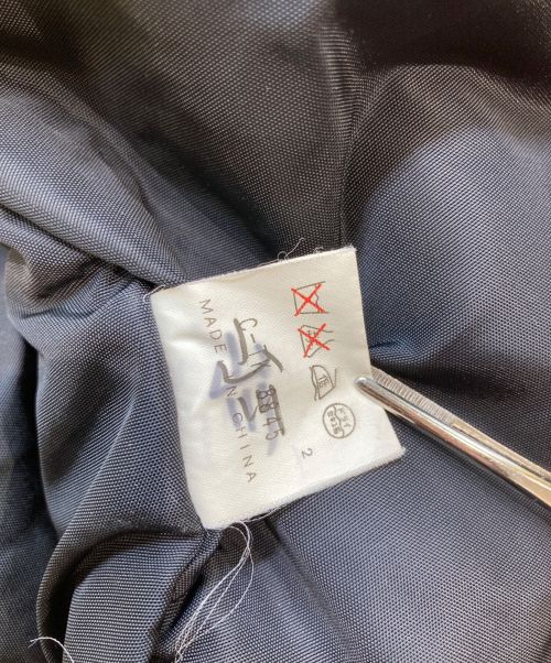 ck Calvin Klein（シーケーカルバンクライン）ck Calvin Klein (シーケーカルバンクライン) ロゴパッチダウンジャケット　CJ 86064 イエロー サイズ:Mの古着・服飾アイテム