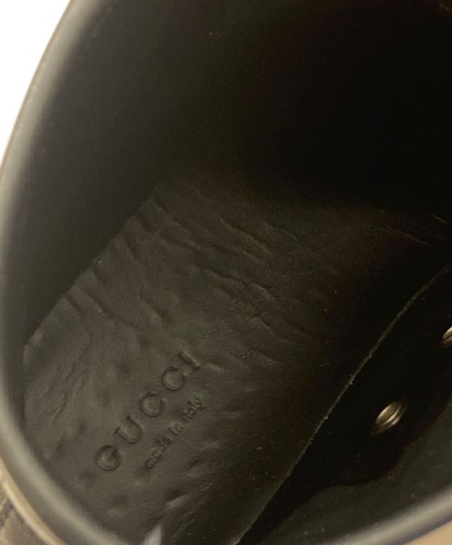 GUCCI（グッチ）GUCCI (グッチ) ハイカットスニーカー ブラック サイズ:35の古着・服飾アイテム