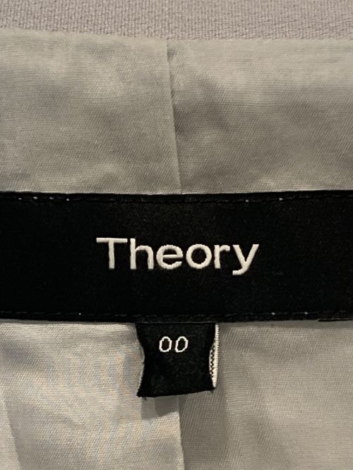 theory（セオリー）theory (セオリー) SYNTHETIC CREPE/CLEAN BLAZER グレー サイズ:00の古着・服飾アイテム