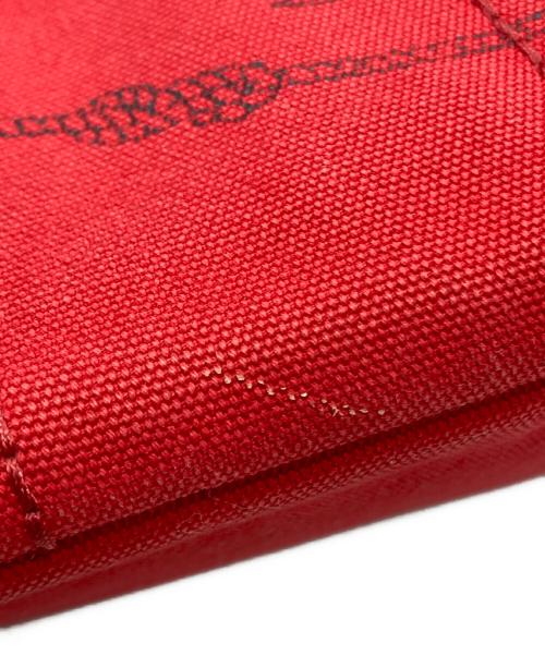 PRADA（プラダ）PRADA (プラダ) ミニカナパトートバッグ レッドの古着・服飾アイテム