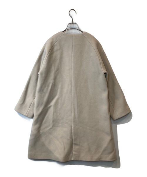nano・universe（ナノ・ユニバース）nano・universe (ナノ・ユニバース) MANTECO BIBYE ノーカラーコート 6693211305 ベージュ サイズ:Sの古着・服飾アイテム