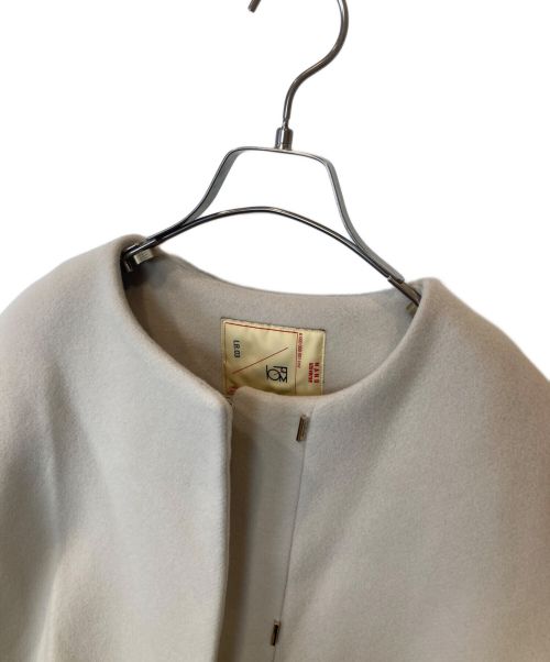 nano・universe（ナノ・ユニバース）nano・universe (ナノ・ユニバース) MANTECO BIBYE ノーカラーコート 6693211305 ベージュ サイズ:Sの古着・服飾アイテム