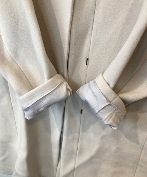 nano・universe（ナノ・ユニバース）nano・universe (ナノ・ユニバース) MANTECO BIBYE ノーカラーコート 6693211305 ベージュ サイズ:Sの古着・服飾アイテム