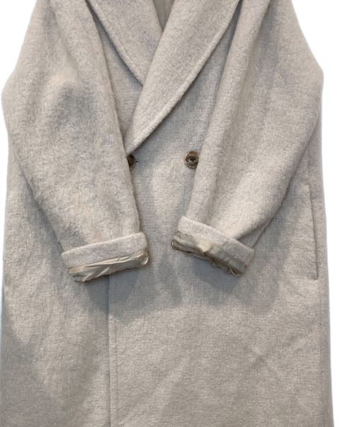 AK+1（エーケーワン）AK+1 (エーケーワン) シャギー ロングコート ベージュ サイズ:38の古着・服飾アイテム