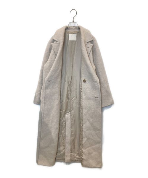 AK+1（エーケーワン）AK+1 (エーケーワン) シャギー ロングコート ベージュ サイズ:38の古着・服飾アイテム