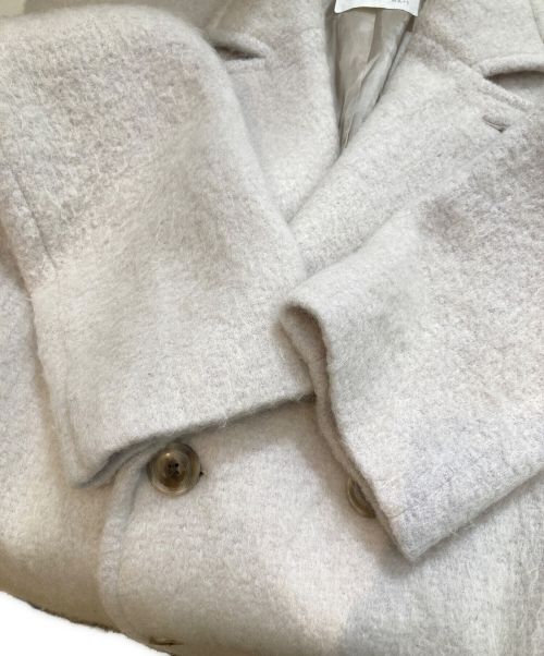 AK+1（エーケーワン）AK+1 (エーケーワン) シャギー ロングコート ベージュ サイズ:38の古着・服飾アイテム