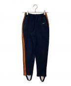 adidasアディダス）の古着「トラックパンツ」｜ブラック×オレンジ