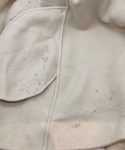 GALLARDA GALANTE（ガリャルダガランテ）GALLARDA GALANTE (ガリャルダガランテ) リバーショートコート GGZ1022308A0003 アイボリー サイズ:FREEの古着・服飾アイテム