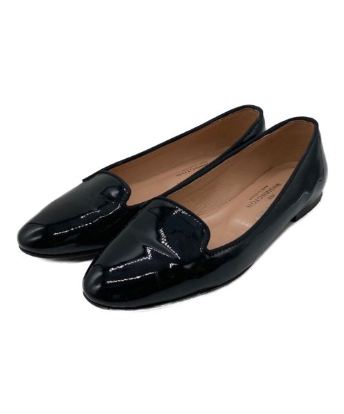 FABIO RUSCONI（ファビオルスコーニ）FABIO RUSCONI (ファビオルスコーニ) エナメルローファー ブラック サイズ:34の古着・服飾アイテム