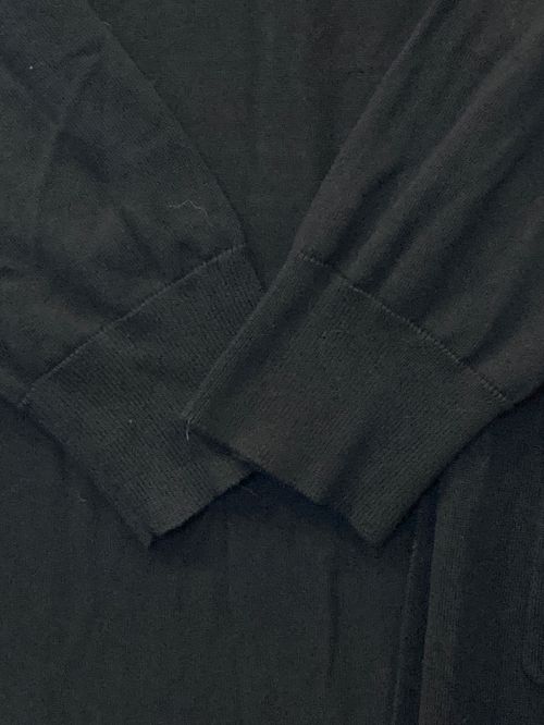 DEUXIEME CLASSE（ドゥーズィエム クラス）DEUXIEME CLASSE (ドゥーズィエム クラス) シルク混ハイゲージロングカーディガン ブラック サイズ:表記がないため不明の古着・服飾アイテム