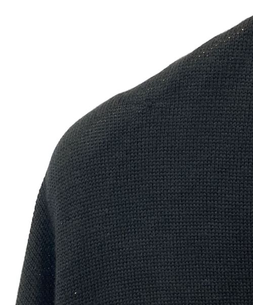 DEUXIEME CLASSE（ドゥーズィエム クラス）DEUXIEME CLASSE (ドゥーズィエム クラス) シルク混ハイゲージロングカーディガン ブラック サイズ:表記がないため不明の古着・服飾アイテム