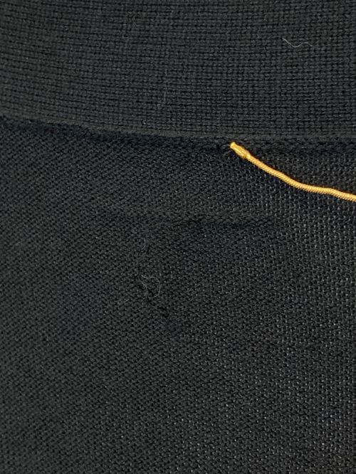 DEUXIEME CLASSE（ドゥーズィエム クラス）DEUXIEME CLASSE (ドゥーズィエム クラス) シルク混ハイゲージロングカーディガン ブラック サイズ:表記がないため不明の古着・服飾アイテム