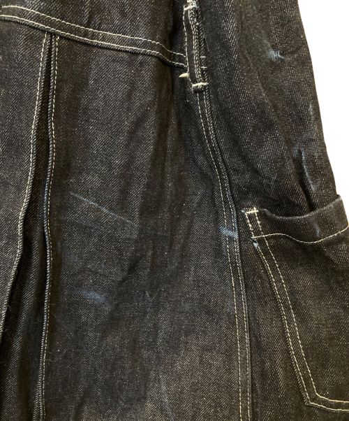 foufou（フーフー）foufou (フーフー) 12.5oz Denim Jumper skirt / ジャンパースカート インディゴ サイズ:1の古着・服飾アイテム