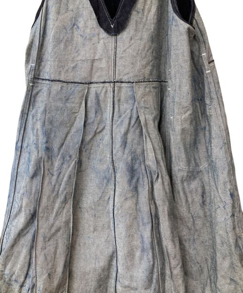 foufou（フーフー）foufou (フーフー) 12.5oz Denim Jumper skirt / ジャンパースカート インディゴ サイズ:1の古着・服飾アイテム