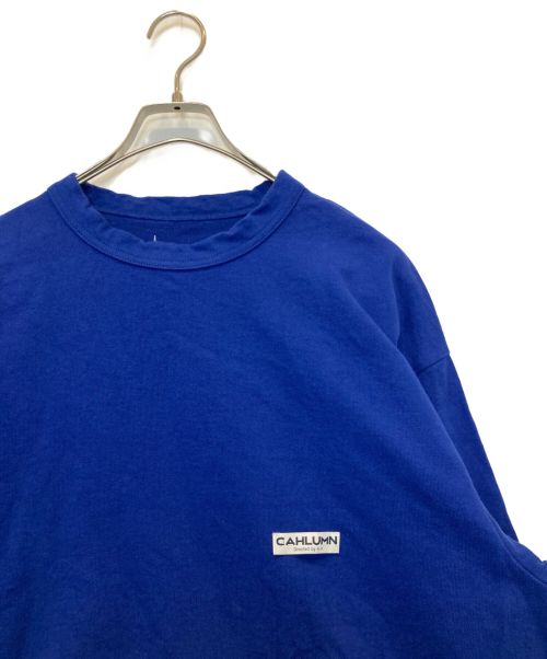 CAHLUMN（カウラム）CAHLUMN (カウラム) ロングスリーブカットソー ブルー サイズ:Mの古着・服飾アイテム