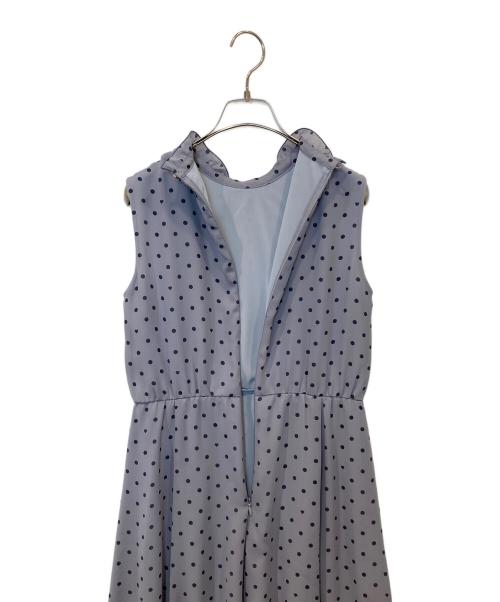 ANAYI（アナイ）ANAYI (アナイ) ハートドットプリントラッフルノースリワンピース ピンク サイズ:36の古着・服飾アイテム