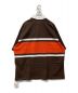 NAUTICA (ノーティカ) TOO HEAVY Oversized Rugger Shirt 100 BIG ブラウン サイズ:M 未使用品：2500円