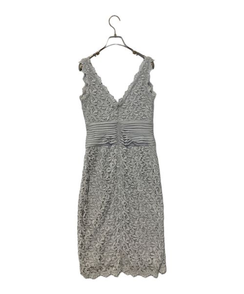 TADASHI SHOJI（タダシ ショージ）TADASHI SHOJI (タダシ ショージ) 総レース ワンピース ライトグレー サイズ:2の古着・服飾アイテム