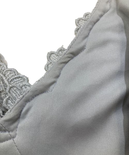 TADASHI SHOJI（タダシ ショージ）TADASHI SHOJI (タダシ ショージ) 総レース ワンピース ライトグレー サイズ:2の古着・服飾アイテム