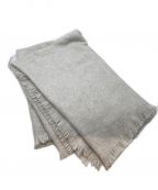 ASAUCE MELERアソースメレ）の古着「ウール大判ストール」｜ライトグレー
