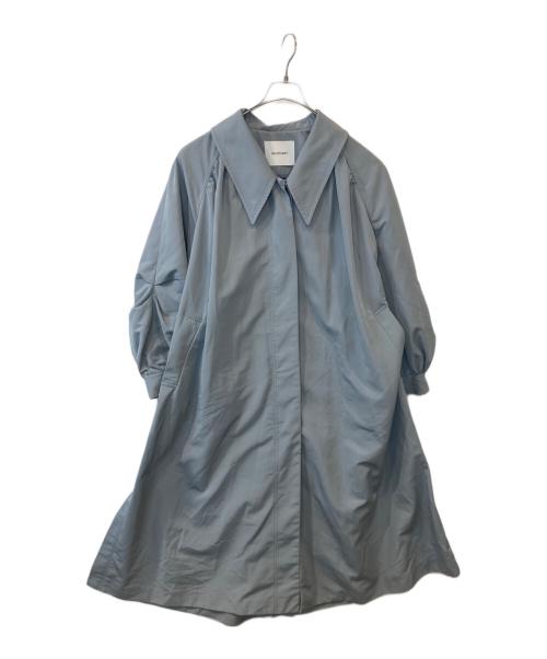 JILL STUART（ジルスチュアート）JILL STUART (ジルスチュアート) ステンカラーオーバーコート　092-3152001 スカイブルー サイズ:Mの古着・服飾アイテム