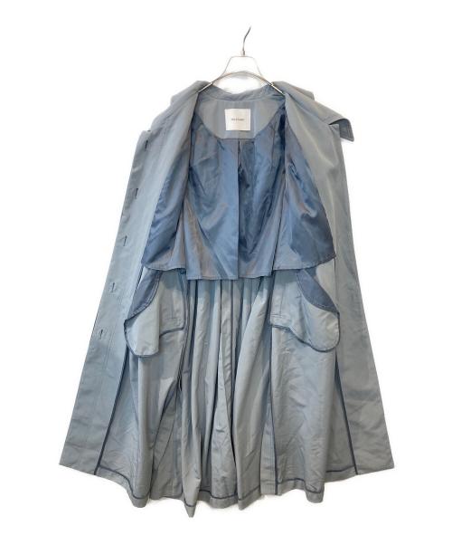 JILL STUART（ジルスチュアート）JILL STUART (ジルスチュアート) ステンカラーオーバーコート　092-3152001 スカイブルー サイズ:Mの古着・服飾アイテム