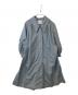 JILL STUART（ジルスチュアート）の古着「ステンカラーオーバーコート　092-3152001」｜スカイブルー