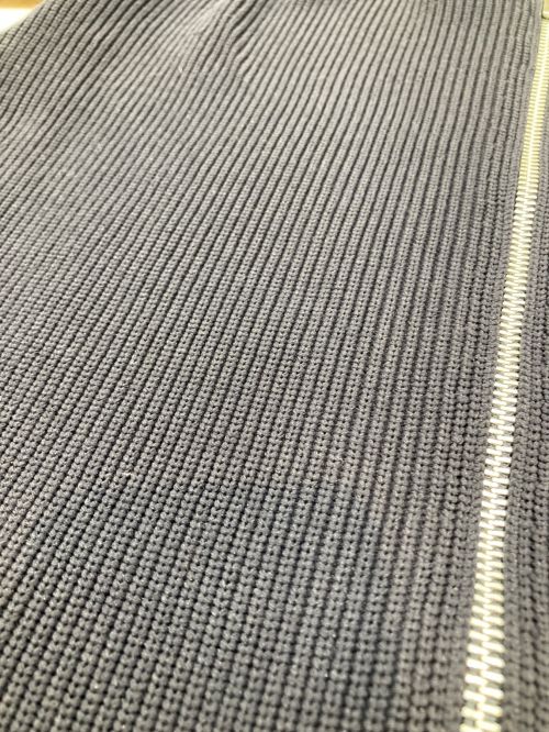 CAPRICIEUX LE'MAGE（カプリシューレマージュ）CAPRICIEUX LE'MAGE (カプリシューレマージュ) Wジップボートネックニット ネイビー サイズ:FREEの古着・服飾アイテム