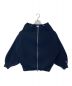 CAPRICIEUX LE'MAGE（カプリシューレマージュ）の古着「Wジップボートネックニット」｜ネイビー