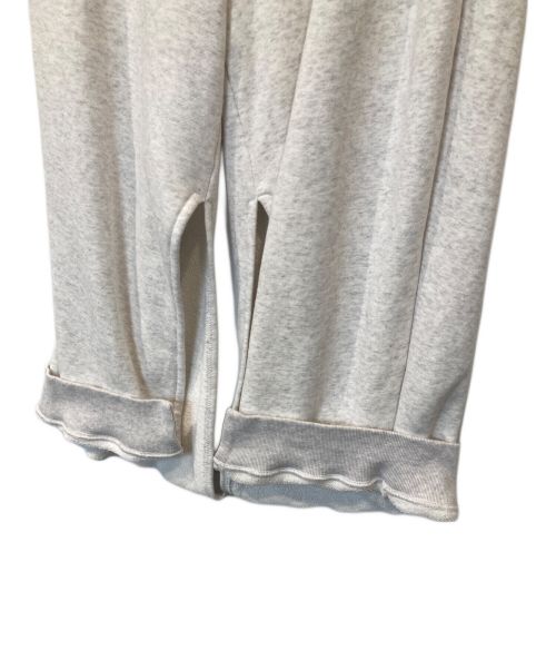 ETRE TOKYO（エトレトウキョウ）ETRE TOKYO (エトレトウキョウ) スリットへムスウェットパンツ ホワイト サイズ:Sの古着・服飾アイテム