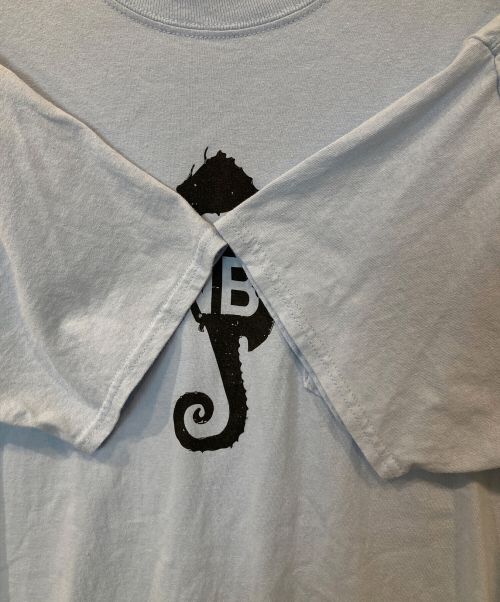 TENBOX（テンボックス）TENBOX (テンボックス) プリントTシャツ スカイブルー サイズ:Lの古着・服飾アイテム