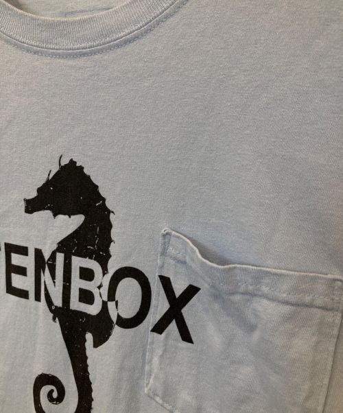 TENBOX（テンボックス）TENBOX (テンボックス) プリントTシャツ スカイブルー サイズ:Lの古着・服飾アイテム