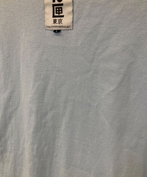 TENBOX（テンボックス）TENBOX (テンボックス) プリントTシャツ スカイブルー サイズ:Lの古着・服飾アイテム