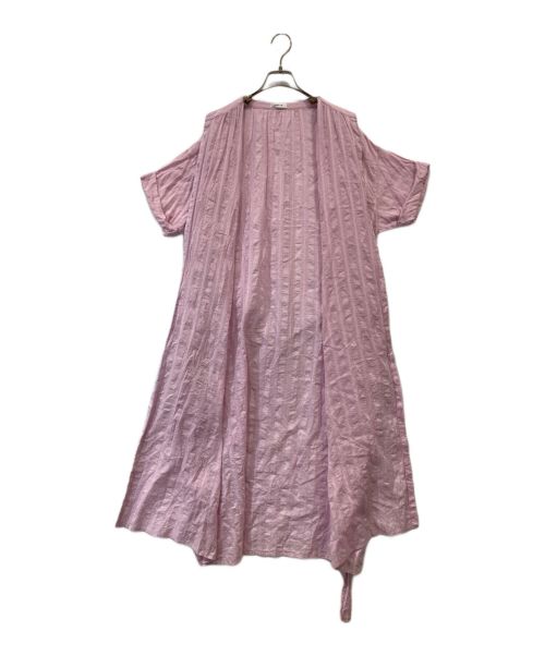 FRAY ID（フレイ アイディー）FRAY ID (フレイ アイディー) コットンロングワンピース ラベンダー サイズ:FREEの古着・服飾アイテム