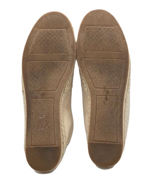 TORY BURCH（トリーバーチ）TORY BURCH (トリーバーチ) エスパドリーユ ベージュ サイズ:7.5の古着・服飾アイテム