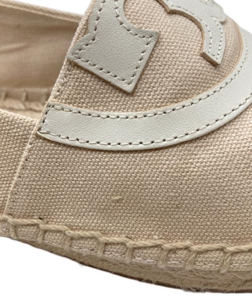 TORY BURCH（トリーバーチ）TORY BURCH (トリーバーチ) エスパドリーユ ベージュ サイズ:7.5の古着・服飾アイテム