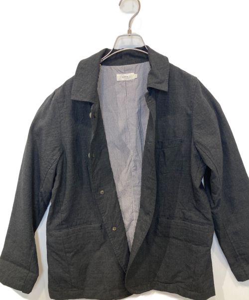 RINEN（リネン）RINEN (リネン) ウールジャケット ブラック サイズ:1の古着・服飾アイテム