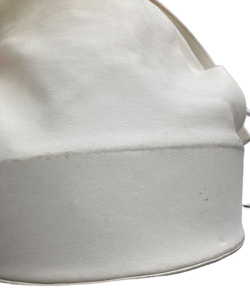 JIL SANDER（ジルサンダー）JIL SANDER (ジルサンダー) 巾着ショルダーバッグ ホワイトの古着・服飾アイテム