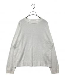 FRAMeWORK（フレームワーク）の古着「ウォッシャブルペーパーヤーンニット　24080220304010」｜ホワイト