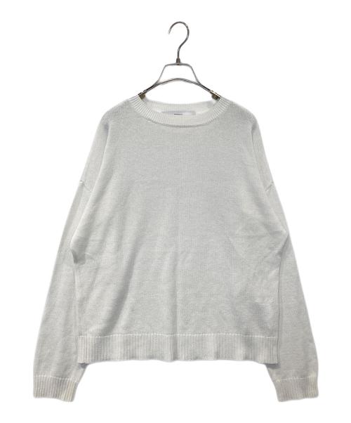 FRAMeWORK（フレームワーク）FRAMeWORK (フレームワーク) ウォッシャブルペーパーヤーンニット　24080220304010 ホワイト サイズ:FREEの古着・服飾アイテム