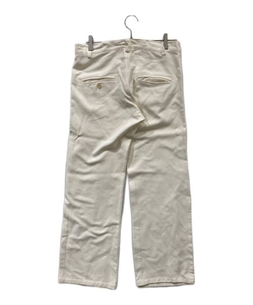 Y's（ワイズ）Y's (ワイズ) ストレートパンツ ホワイト サイズ:3の古着・服飾アイテム