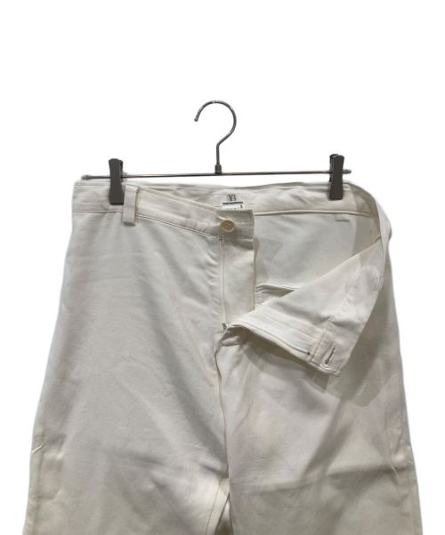 Y's（ワイズ）Y's (ワイズ) ストレートパンツ ホワイト サイズ:3の古着・服飾アイテム