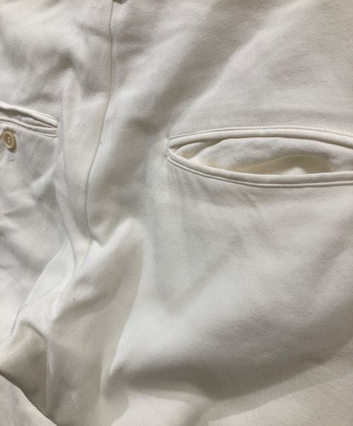 Y's（ワイズ）Y's (ワイズ) ストレートパンツ ホワイト サイズ:3の古着・服飾アイテム