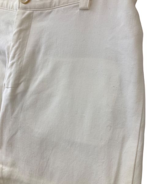 Y's（ワイズ）Y's (ワイズ) ストレートパンツ ホワイト サイズ:3の古着・服飾アイテム