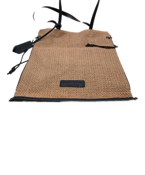 CONVERSE TOKYO（コンバーストウキョウ）CONVERSE TOKYO (コンバーストウキョウ) ギャザートートバッグ ブラウンの古着・服飾アイテム