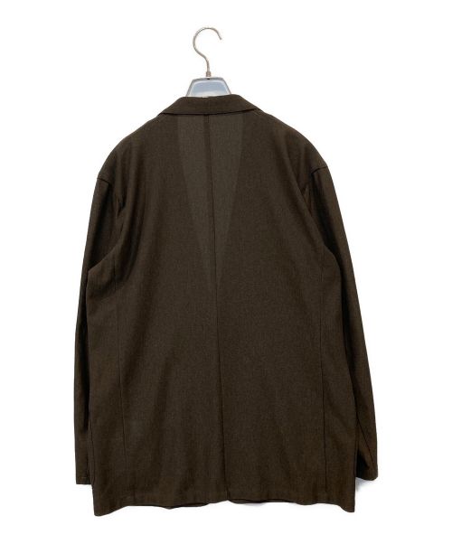 Adam et Rope（アダム エ ロペ）Adam et Rope (アダムエロペ) リネンライクオーバージャケット ブラウン サイズ:Mの古着・服飾アイテム