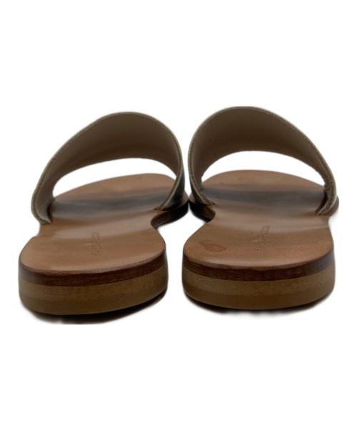 FABIO RUSCONI（ファビオルスコーニ）FABIO RUSCONI (ファビオルスコーニ) サンダル シルバー×ブラウン サイズ:36の古着・服飾アイテム